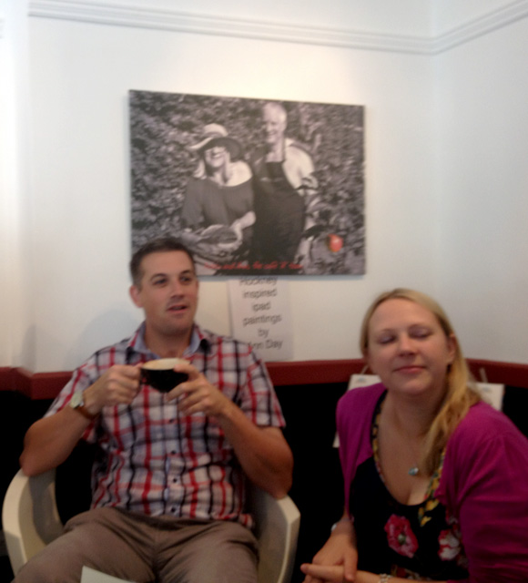 @jurrassiccoastin and @missseapeaches at WD tweetup September 2012